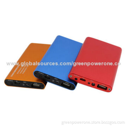 Power Banks with 4,000mAh Capacity, Two-USB Output